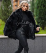 Ženska bunda sa prirodnim krznom - Andrea 08C - Slika 2