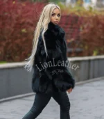 Ženska bunda sa prirodnim krznom - Andrea 08C