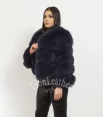 Ženska bunda sa prirodnim krznom - Andrea