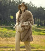 Ženska bunda sa prirodnim krznom - Draga 01B