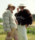 Ženska bunda sa prirodnim krznom - Draga 03B