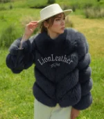 Ženska bunda sa prirodnim krznom - Draga 09B