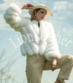 Ženska bunda sa prirodnim krznom - Jovana