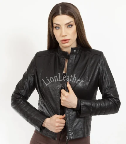 Ženska kožna jakna Draga - 01C