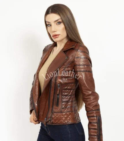 Ženska kožna jakna Draga - 03B