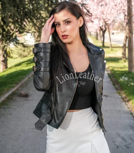 Ženska kožna jakna Irena - 09C