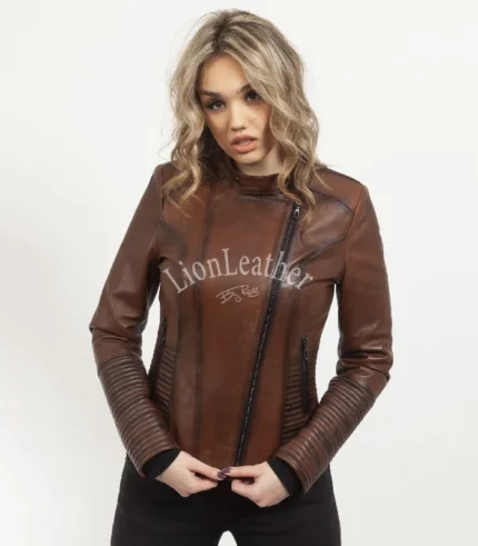 Ženska kožna jakna Katja - 01B