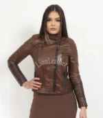 Ženska kožna jakna Katja - 01B
