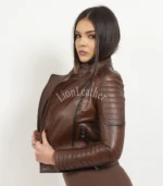 Ženska kožna jakna Mina-01B