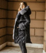 Ženska parka sa prirodnim krznom - Iskra 03C