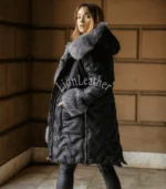 Ženska parka sa prirodnim krznom - Iskra 03C