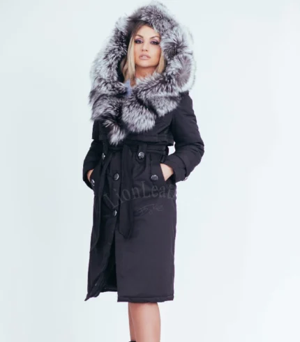 Zimski kaput sa prirodnim krznom - Ana