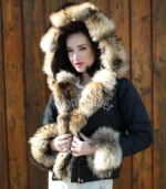 Ženska parka sa prirodnim krznom Milena - 01C