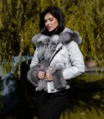 Ženska parka sa prirodnim krznom Milena - 02C - Slika 4